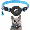 Airtag Pet Collar With Bell Reflective Adjustable Anti-lost Cat Dog Collar