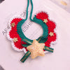 Wool Pet Collar Hand Woven Collar Christmas Pet Accessories